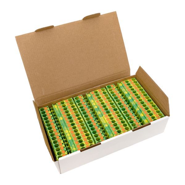  Колодка клеммная пружинная 6 Push-in 3 вывода земля EKF PIT-6-3-pe фото в каталоге от BTSprom.by