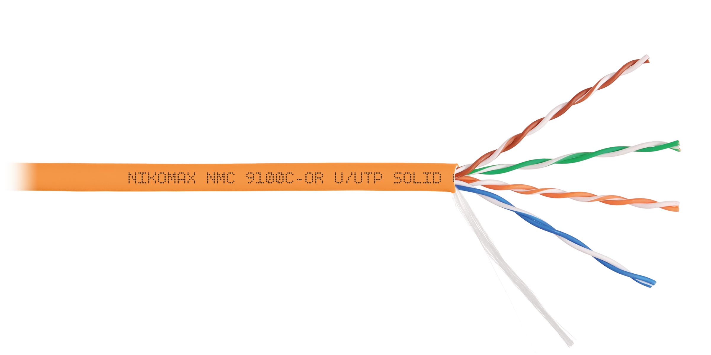 кабель u/utp кат.5е 4 пары нг(а)-hf внутр. (уп.305м) nikomax nmc 9100c-or от BTSprom.by