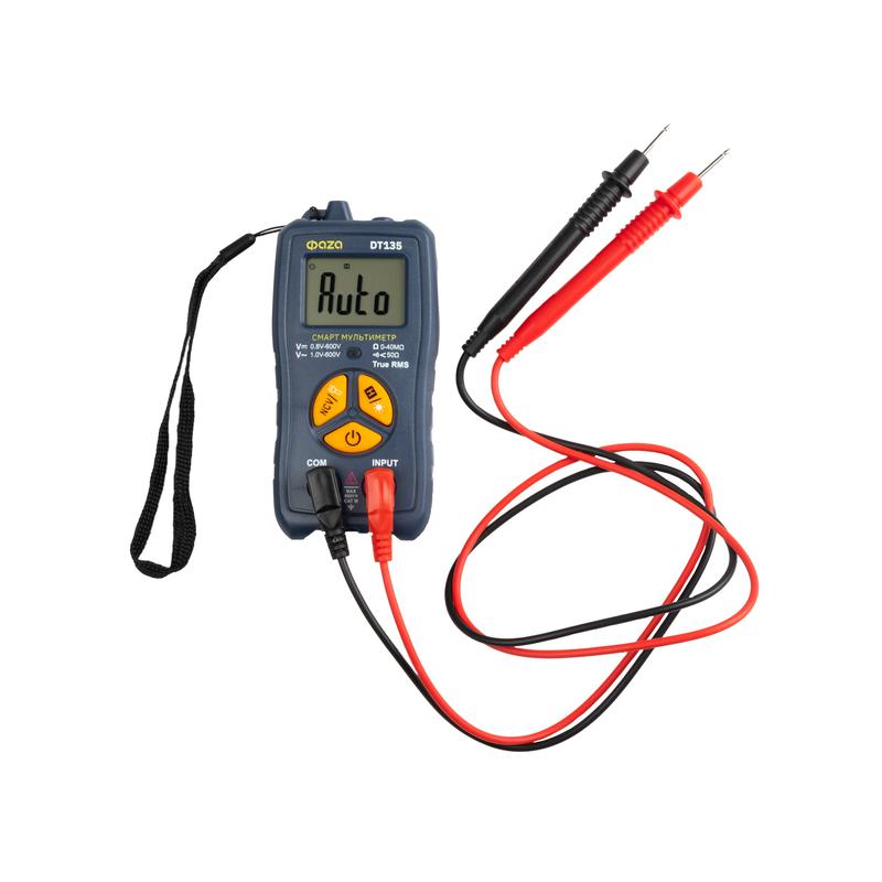  Мультиметр смарт цифровой DT135 карманный встроен. фонарь ФАZА 5061262 фото в каталоге от BTSprom.by
