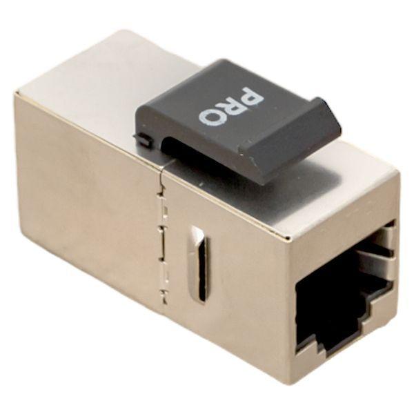  Адаптер проходной Keystone RJ45-RJ45 кат.6 экранир. TERACOM PRO EKF TRP-INLC-KSTN-6FTP фото в каталоге от BTSprom.by