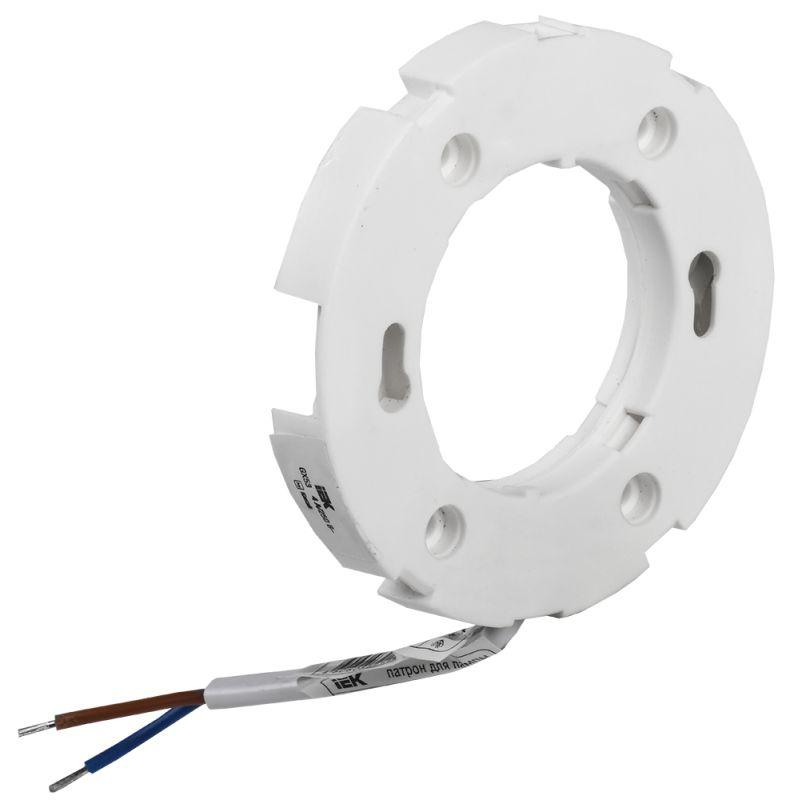 патрон потолочный gx53 пластик бел. iek epp42-04-01-k01 от BTSprom.by