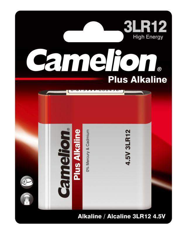 элемент питания алкалиновый "квадрат" 3lr12 4.5в plus alkaline (блист.1шт) camelion 1656 от BTSprom.by