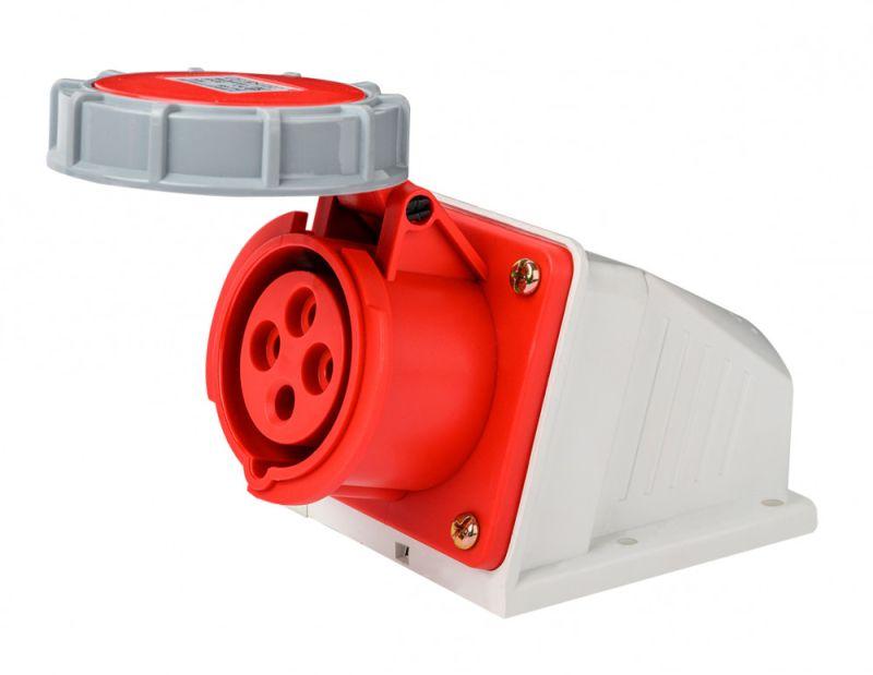 розетка стационарная 3р+ре 16а 380в ip67 рс-103 dekraft 26200dek от BTSprom.by