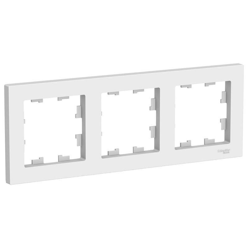рамка 3-м atlasdesign универс. бел. se atn000103 от BTSprom.by