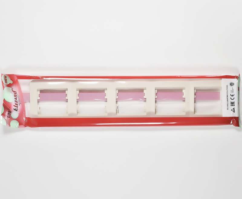  Рамка 5-м Karina Life горизонт. крем. LEZARD 708-0300-150 фото в каталоге от BTSprom.by