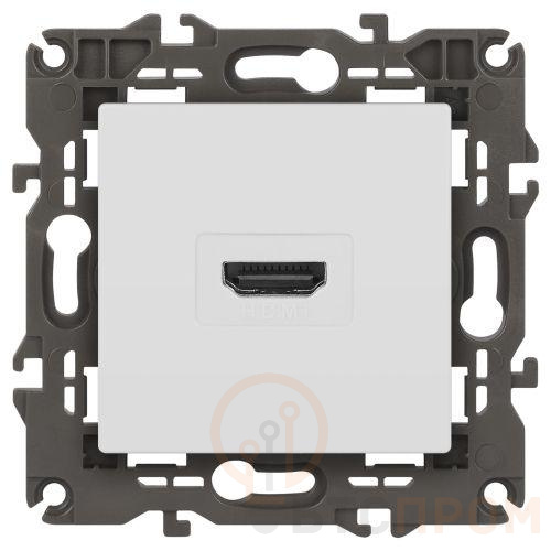 Розетка 1-м СП Elegance 14-3114-01М HDMI бел. матов. Эра Б0065776 фото в каталоге от BTSprom.by  Розетка 1-м СП Elegance 14-3114-01М HDMI бел. матов. Эра Б0065776 фото в каталоге от BTSprom.by