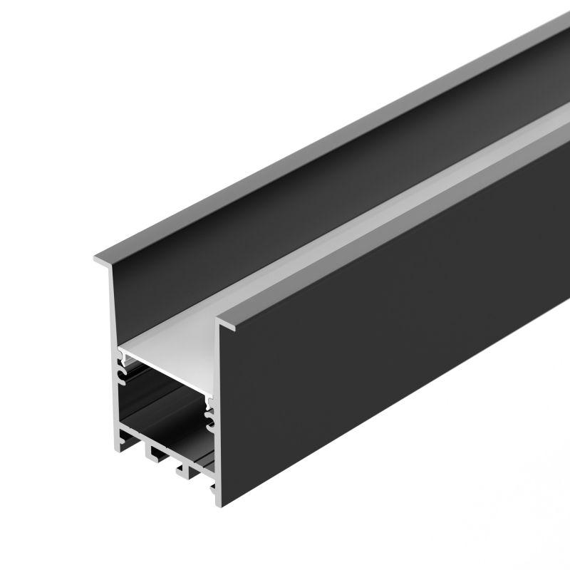 профиль sl-comfort-4551-f-2000 anod black l2000 алюм. arlight 031766 от BTSprom.by