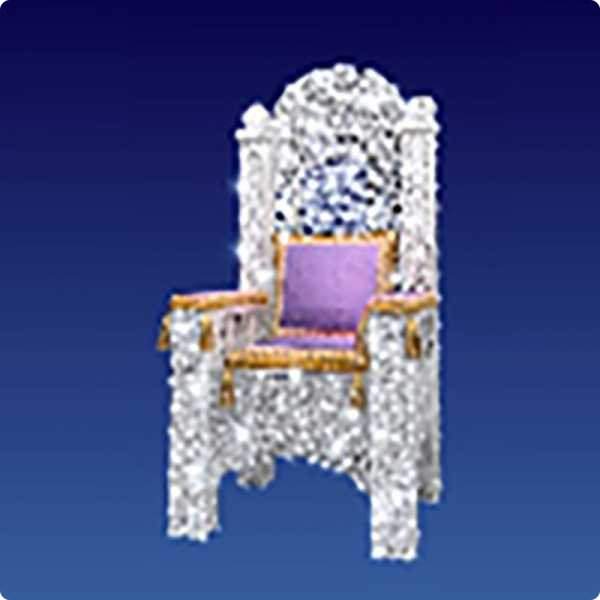 декоративная декорация трон 190 см (цвет на выбор) от BTSprom.by