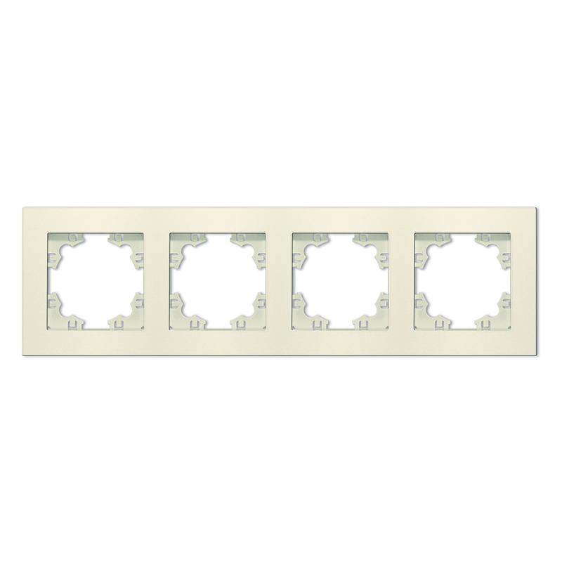 рамка 4-м афина универс. сл. кость (ivory) universal a0046-i от BTSprom.by