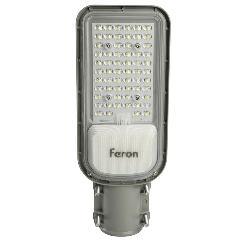 светильник светодиодный уличный 50вт 5000к ac230в/ 50гц сер. (ip65) sp3040 feron 41548 от BTSprom.by