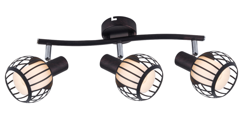 светильник настенно-потолочный спот enio 7032-703 3хe14 40вт поворотный rivoli б0047136 от BTSprom.by