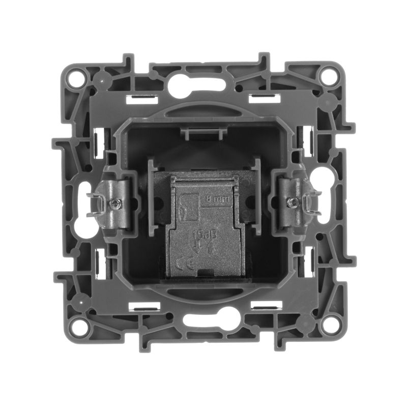  Розетка телевизионная проходная TV СП Etika 14дБ 5-862МГц механизм антрацит IEK 672663 фото в каталоге от BTSprom.by