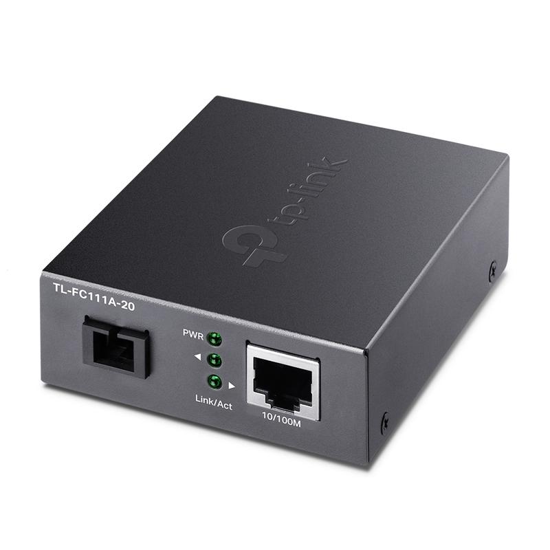 медиаконвертер tl-fc111a-20 wdm 10/100мбит/с tp-link 1814761 от BTSprom.by