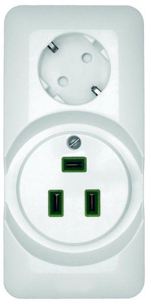  Розетка 2-м ОП Blanca / Прима 250В комбинир. для электроплиты 32А+силовая 16А (опт. упак.) бел. SE RA32-211R-B фото в каталоге от BTSprom.by