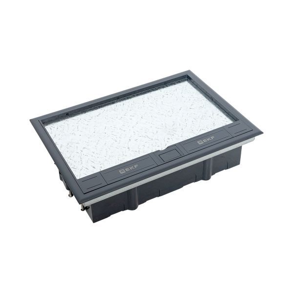 лючок напольный с изменяемой глубиной c-line 24 с приборной рамкой ekf cl-ln-k-24 от BTSprom.by