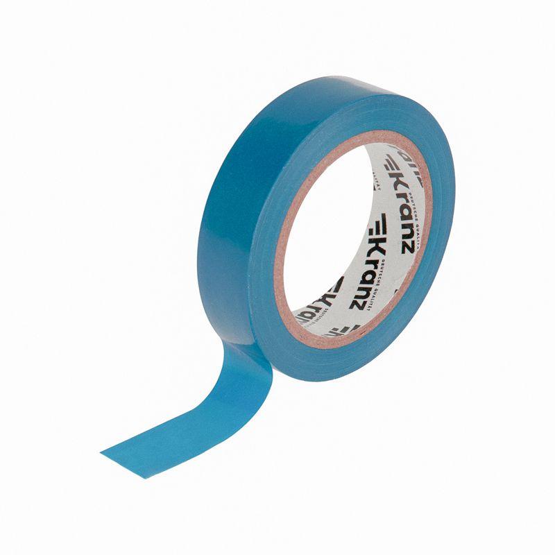  Изолента ПВХ 0.13х15мм 10м синяя (уп.10шт) Kranz KR-09-2005 фото в каталоге от BTSprom.by