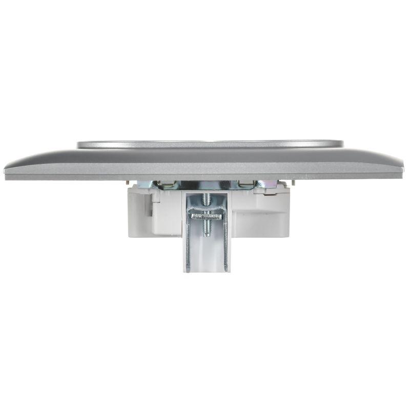  Розетка 2-м SKANDY 10А без заземл. без защ. шторок в сборе SK-R10S серебр. IEK SK-R20-10-K23-F фото в каталоге от BTSprom.by