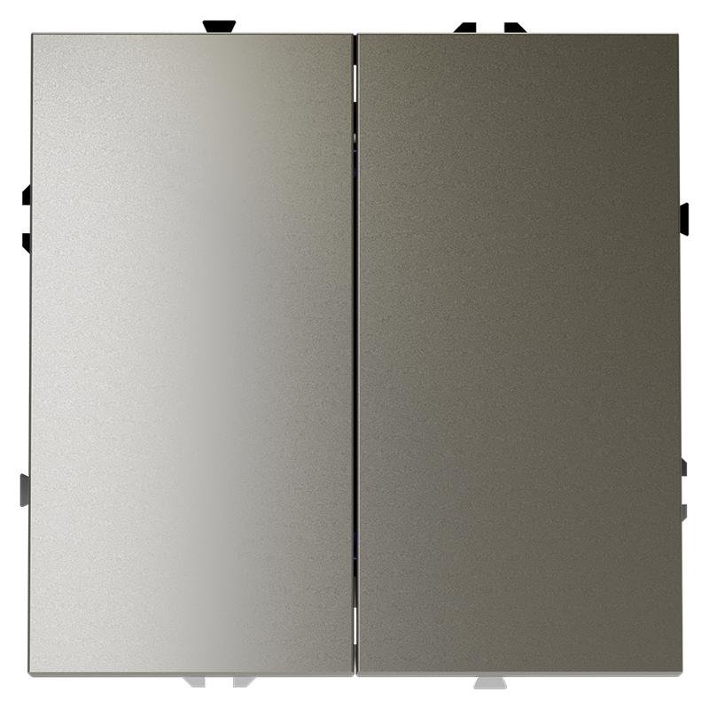 переключатель проходной 2-кл. сп s70 10а механизм шелк voltum vls020304 от BTSprom.by