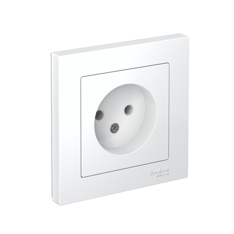 розетка atlasdesign без заземл. 16а в сборе лотос se atn001340 от BTSprom.by