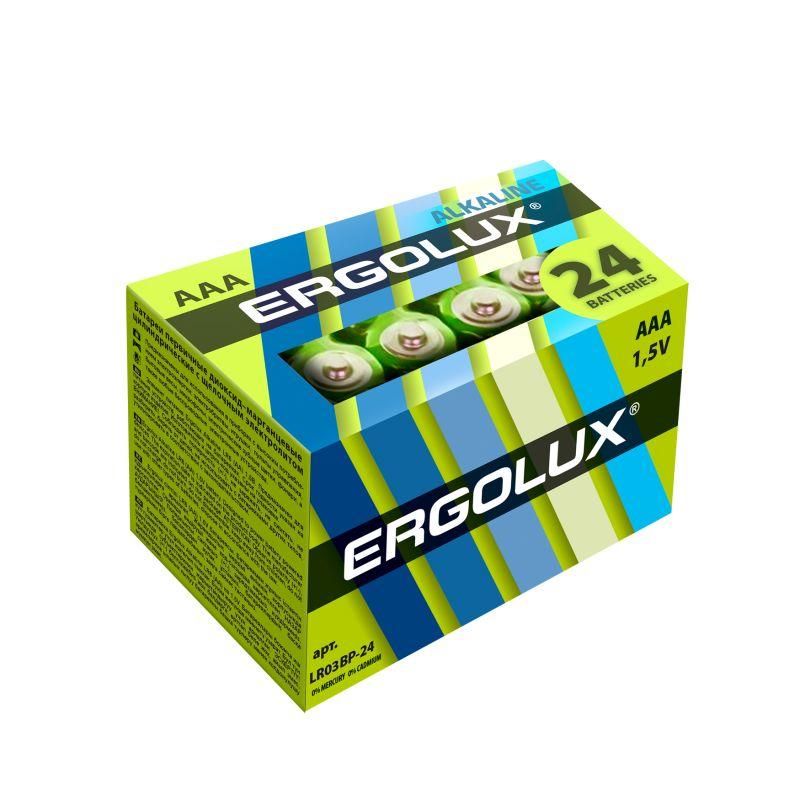 элемент питания алкалиновый aaa/lr03 1.5в alkaline bp-24 (уп.24шт) ergolux 14213 от BTSprom.by