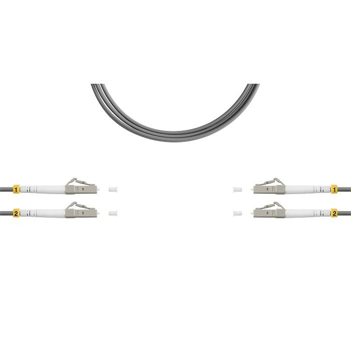 патч-корд во mm(om1) lc/upc-lc/upc 3.0мм duplex lszh 1м сер. suprlan 09-12106 от BTSprom.by