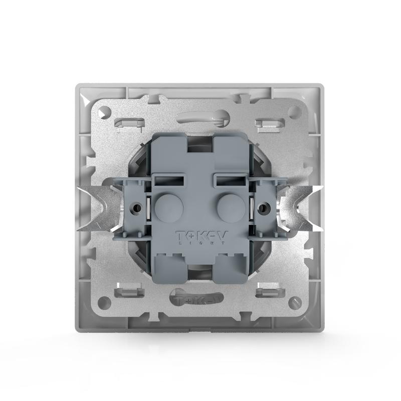 Розетка 1-м СП AVA 16А IP20 без заземл. без защ. шторок в сборе бел. TOKOV LIGHT TKL-AV-R1F-C01 фото в каталоге от BTSprom.by