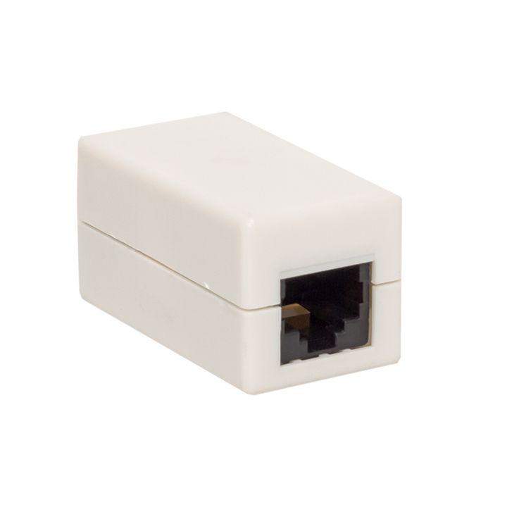  Адаптер проходной RJ45-RJ45 кат.5E неэкранир. TERACOM бел. EKF TRC-INLC-2RJ45-5EUTP-WH фото в каталоге от BTSprom.by