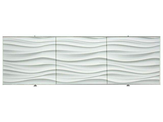 экран под ванну 3d 1,7м, волна белая, perfecto linea от BTSprom.by