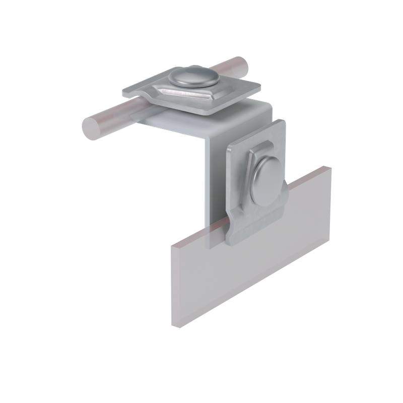 держатель фальцевый fd-h50-d5-10 hd h=50мм для прутка d5-10мм сталь гор. оцинк. км ma0221 от BTSprom.by