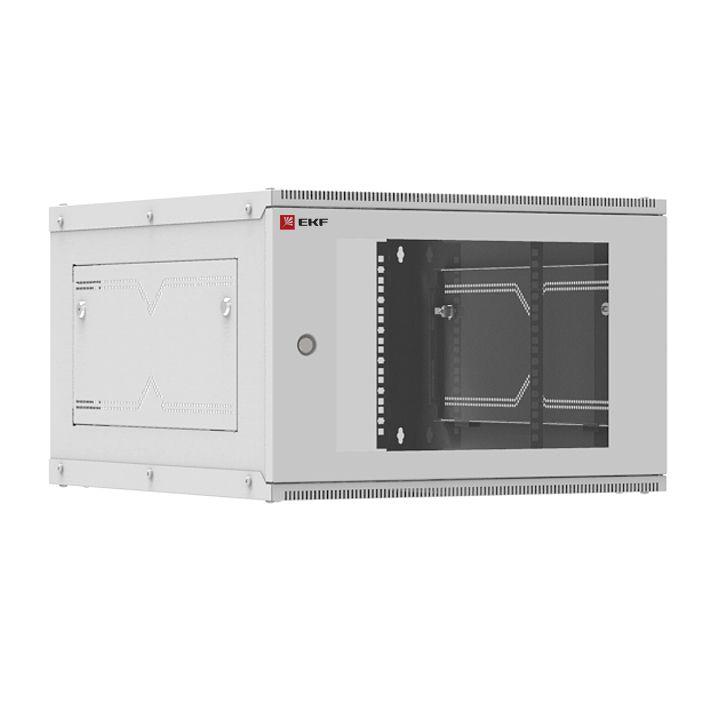 шкаф телекоммуникационный astra a 6u 600х650 настенный разборный дверь стекло proxima ekf itb6g650d от BTSprom.by