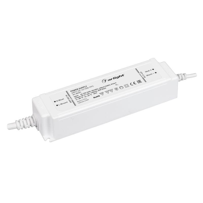 блок питания arpj-sp-421400-pfc 21-42в 1.4а 60вт ip67 пластик arlight 037271 от BTSprom.by