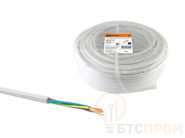 Провод ПВС 5х2,5 (бухта 100м) Б TDM SQ0118-0142 фото в каталоге от BTSprom.by  Провод ПВС 5х2,5 (бухта 100м) Б TDM SQ0118-0142 фото в каталоге от BTSprom.by