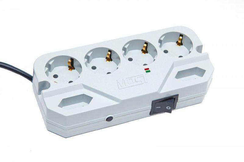 удлинитель с сетевым фильтром 6х5м chv бел. most 841419 от BTSprom.by