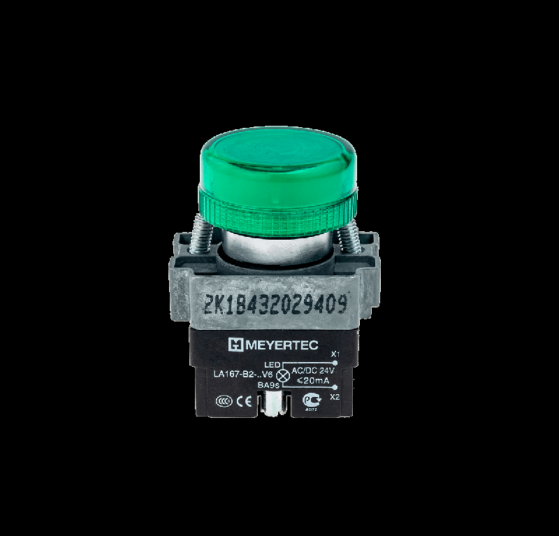 лампа сигнальная в сборе 24в ac/dc мет. mtb2-bv613 зел. овен 43345 от BTSprom.by