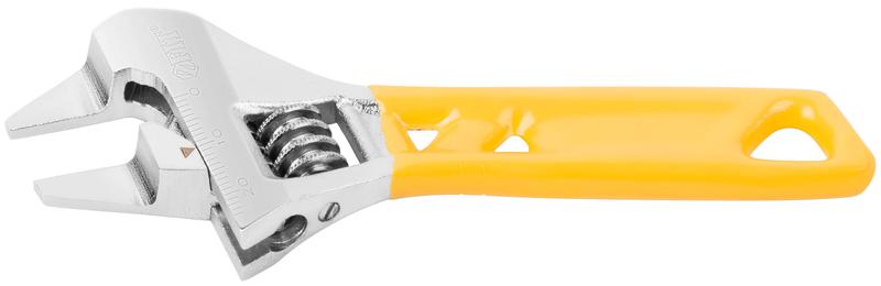  Ключ разводной "Ультра" CrV укороченный обточен. узкие губки шкала экстра увелич. захват 120мм (24мм) FIT 70216 фото в каталоге от BTSprom.by