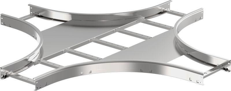 ответвитель для лотка х-образ. 80х400 r600 lesta iek ckr05-4-080-400 от BTSprom.by