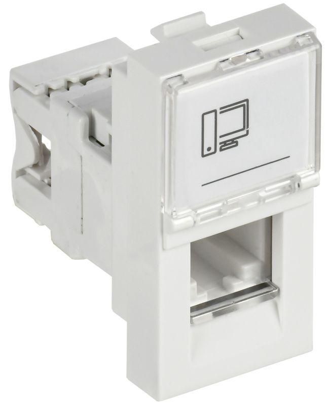 розетка компьютерная 1-м 1мод. rj45 кат.5e utp механизм primer iek ckk-40d-ri1-k01 от BTSprom.by