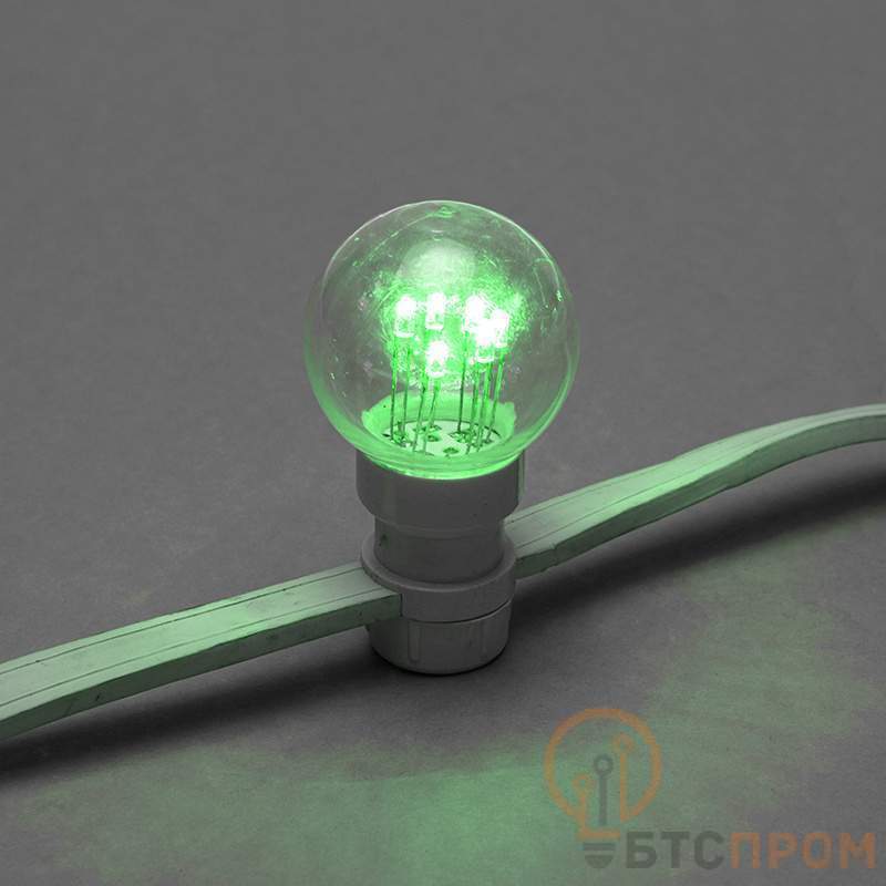  Гирлянда светодиодная "LED Galaxy Bulb String" 10м 6х30LED зел. 25Вт IP65 провод каучук бел. Neon-Night 331-304 фото в каталоге от BTSprom.by