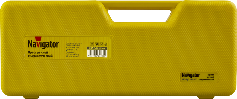  Пресс гидравлический Navigator 82 336 NHT-Pg01-16-300 (ручной 16-300кв.мм) Navigator 82336 фото в каталоге от BTSprom.by