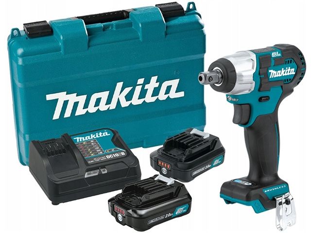 аккум. ударный гайковерт makita cxt tw 160 dwae в чем. (12.0 в, 2 акк., 2.0 а/ч li-ion, посадочн. квадрат 3/8 ", 160 нм, вес 1.0 кг) tw160dwae от BTSprom.by