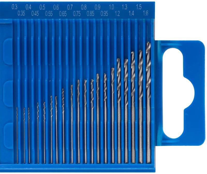  Сверло по металлу HSS полированные "микро" набор 20шт (0.3-1.6мм) FIT 36360 фото в каталоге от BTSprom.by