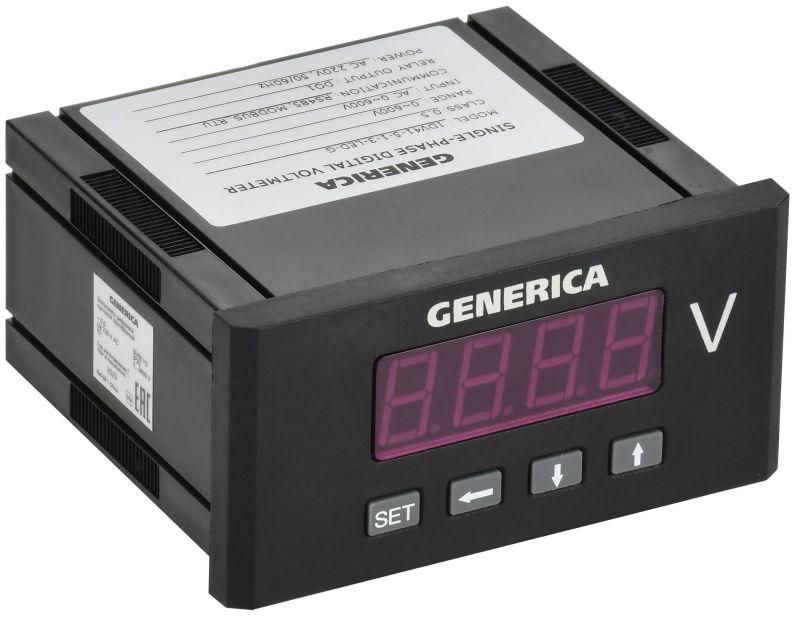 вольтметр цифровой щитовой 1ф do rs-485 48х96 led generica idv41-5-1-3-led-g от BTSprom.by