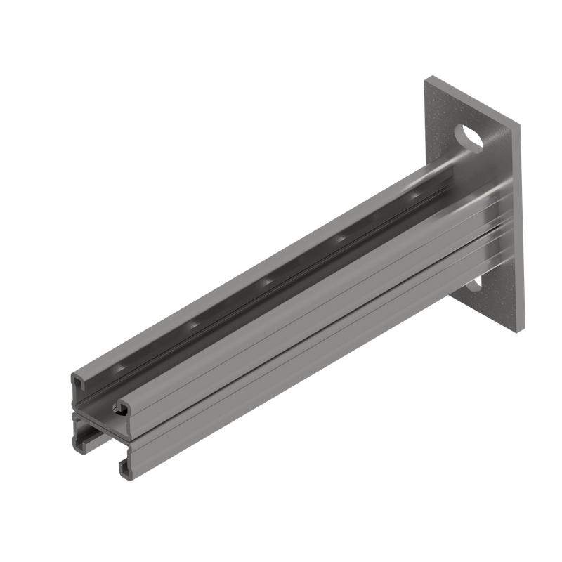 Консоль-Страт двойная усилен. 41х21 2KSSU21-400 осн.50-350 L400 2.5мм сталь КМ LO2192 от BTSprom.by