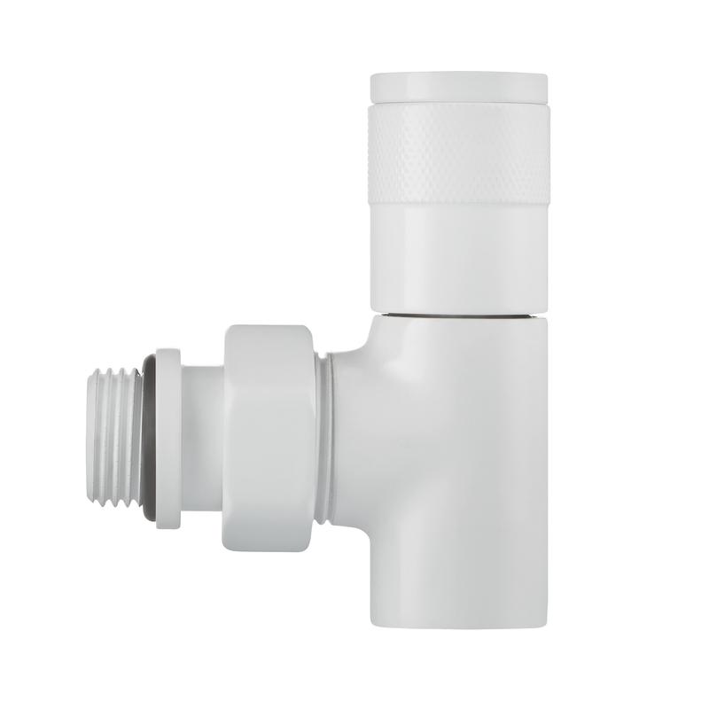  Набор дизайн-вентилей PIANO угловой 1/2дюйм бел. Royal Thermo НС-1422581 фото в каталоге от BTSprom.by