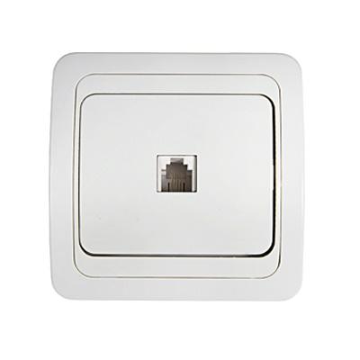 розетка компьютерная 1-м classico 2131 rj45 бел. in home 4690612034263 от BTSprom.by
