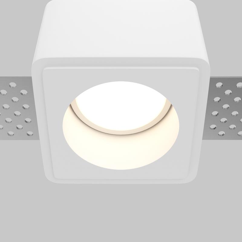  Светильник Gyps Modern 10Вт GU10 встраив. Maytoni DL123-GU10-01-W фото в каталоге от BTSprom.by