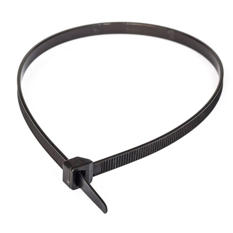 хомут кабельный 4.8х200 нейлон (ч) (уп.100шт) промрукав pr08.3075 от BTSprom.by