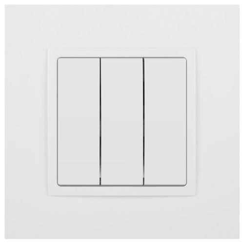  Выключатель 3-кл. Elegance 14-1107-01М 250В 10АХ матов. бел. Эра Б0065796 фото в каталоге от BTSprom.by