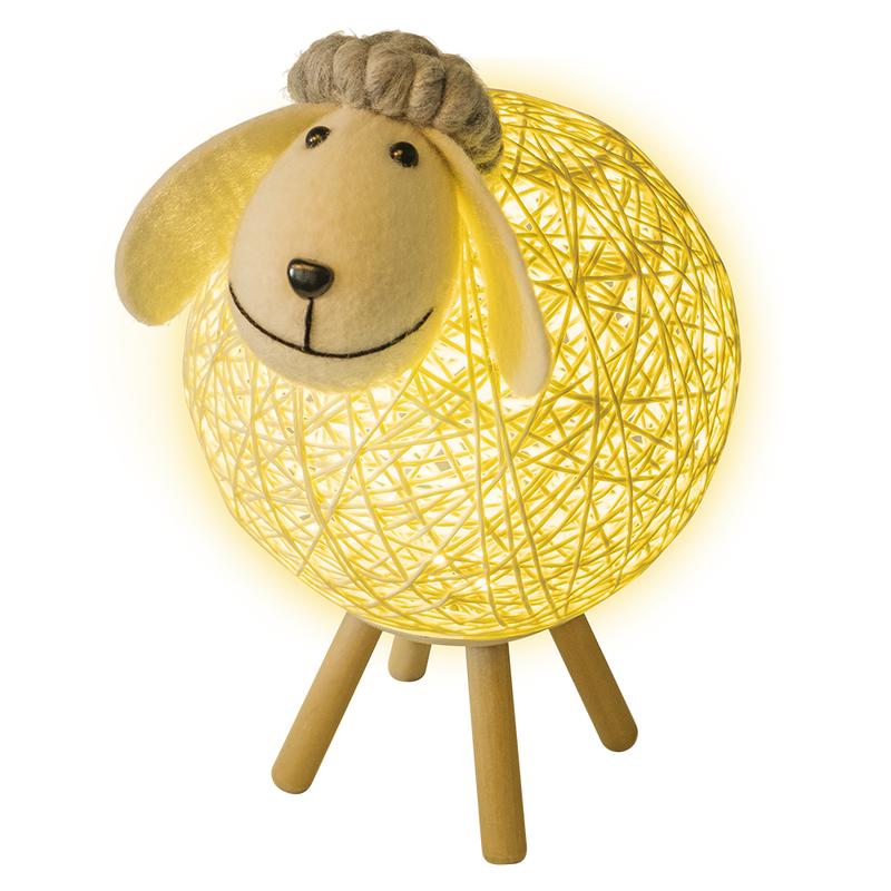 светильник настольный светодиодный lamb-usb "овечка пышечка" декоративный jazzway 5038110 от BTSprom.by