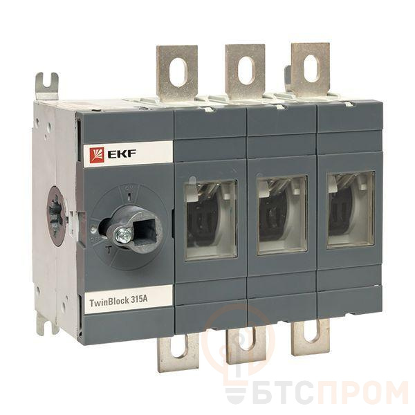 Рубильник 3п 315А без рукоятки управления TwinBlock PROxima EKF tb-s-315-3p фото в каталоге от BTSprom.by  Рубильник 3п 315А без рукоятки управления TwinBlock PROxima EKF tb-s-315-3p фото в каталоге от BTSprom.by